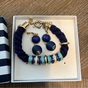 Crown & Ivy Bracelet and Earrings Set